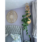 Bamboo Hanging Planter wide 50cm