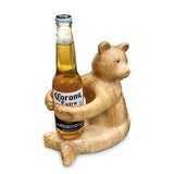 Carved Teddy Bear Bottle Holder (MAX BOTTLE DIAMETER 75MM)