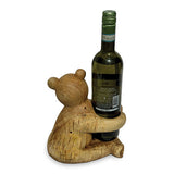 Carved Teddy Bear Bottle Holder (MAX BOTTLE DIAMETER 75MM)