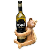 Carved Teddy Bear Bottle Holder (MAX BOTTLE DIAMETER 75MM)