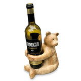 Carved Teddy Bear Bottle Holder (MAX BOTTLE DIAMETER 75MM)