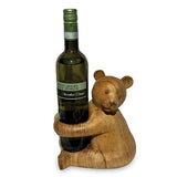 Carved Teddy Bear Bottle Holder (MAX BOTTLE DIAMETER 75MM)