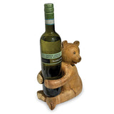 Carved Teddy Bear Bottle Holder (MAX BOTTLE DIAMETER 75MM)