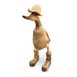 Natural Duck with Frilly Hat and Boots 25cm