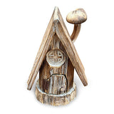 Enchanted Fairy Mushroom Log Cabin