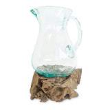 Root with Molten Glass Jug (large 27cm)