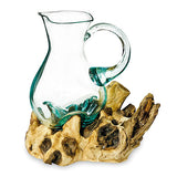 Root with Molten Glass Jug (large 27cm)