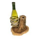 Driftwood & Rope Wine Holder Standing