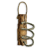 Driftwood & Rope Wine Holder Wall Hanging