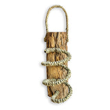 Driftwood & Rope Wine Holder Wall Hanging