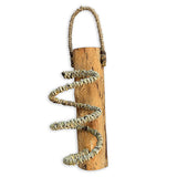 Driftwood & Rope Wine Holder Wall Hanging