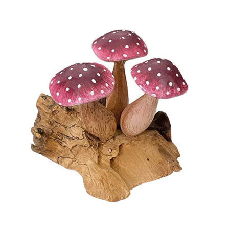 Lilac Bonnet x 3 Mushrooms 7-8cm