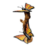 Double Monarch Butterfly on Driftwood