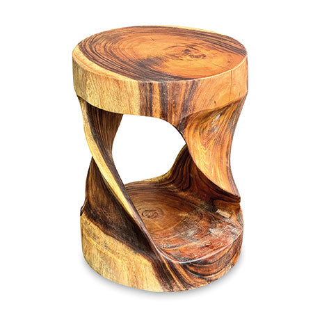 Round Twist Lamp Table/Stool (indoor use only)