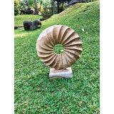 Teak Viennese Whirl Sculpture