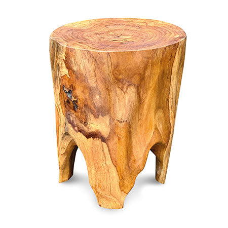 Lombok Trunk Lamp Table with legs 40cm