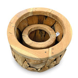 Teak Root Garden Planter Pots set of 2