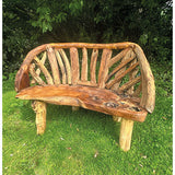 Teak Driftwood Garden Bench 130cm