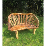 Teak Driftwood Garden Bench 130cm