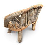 Teak Driftwood Garden Bench 130cm