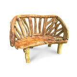 Teak Driftwood Garden Bench 130cm