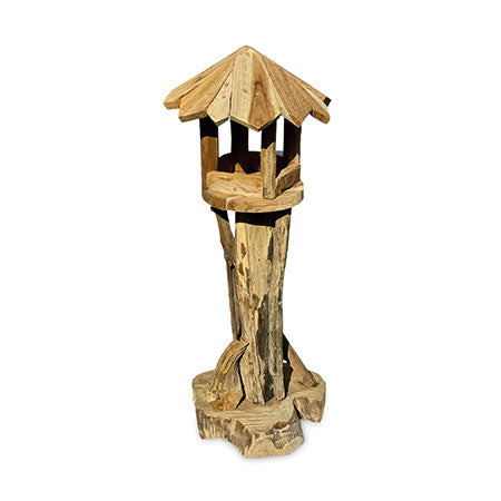 Mini Bali Driftwood Bird Food Pecking Station