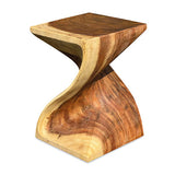 Full Solid Bali Twist Lamp Table/Stool (indoor use only)