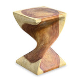 Full Solid Bali Twist Lamp Table/Stool (indoor use only)