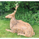 Teak Stag Bench extra large