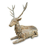 Teak Stag Bench large