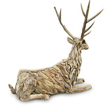 Teak Stag Bench large