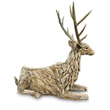 Teak Stag Bench large