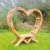 Teak Driftwood Love Bench 180cm