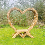 Teak Driftwood Love Bench 180cm