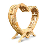 Teak Driftwood Love Bench 180cm