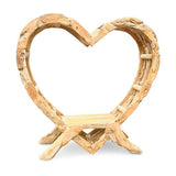 Teak Driftwood Love Bench 180cm