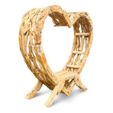 Teak Driftwood Love Bench 180cm