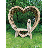 Teak Driftwood Love Bench 200cm