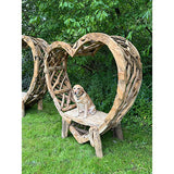 Teak Driftwood Love Bench 200cm