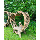 Teak Driftwood Love Bench 200cm