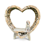 Teak Driftwood Love Bench 200cm