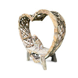 Teak Driftwood Love Bench 200cm