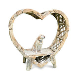 Teak Driftwood Love Bench 200cm