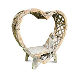 Teak Driftwood Love Bench 200cm