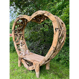 Teak Driftwood Love Bench 230cm