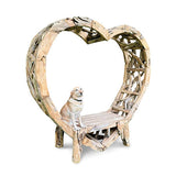 Teak Driftwood Love Bench 230cm