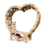 Teak Driftwood Love Bench 230cm