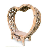 Teak Driftwood Love Bench 230cm