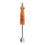 Bali Sun Parasol citrus orange and gold 2m (with pole joint)