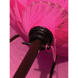 Bali Sun Parasol bubblegum pink and gold 2m (with pole joint)